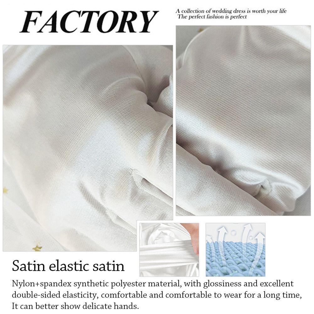 Short Lace Gloves Bow Knot Dance Gloves Creative Children's Wedding Gloves Holiday