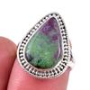 Ruby In Zoisite Handmade Lab-Created 925 Sterling Silver Jewelry Ring S.6 H9q84