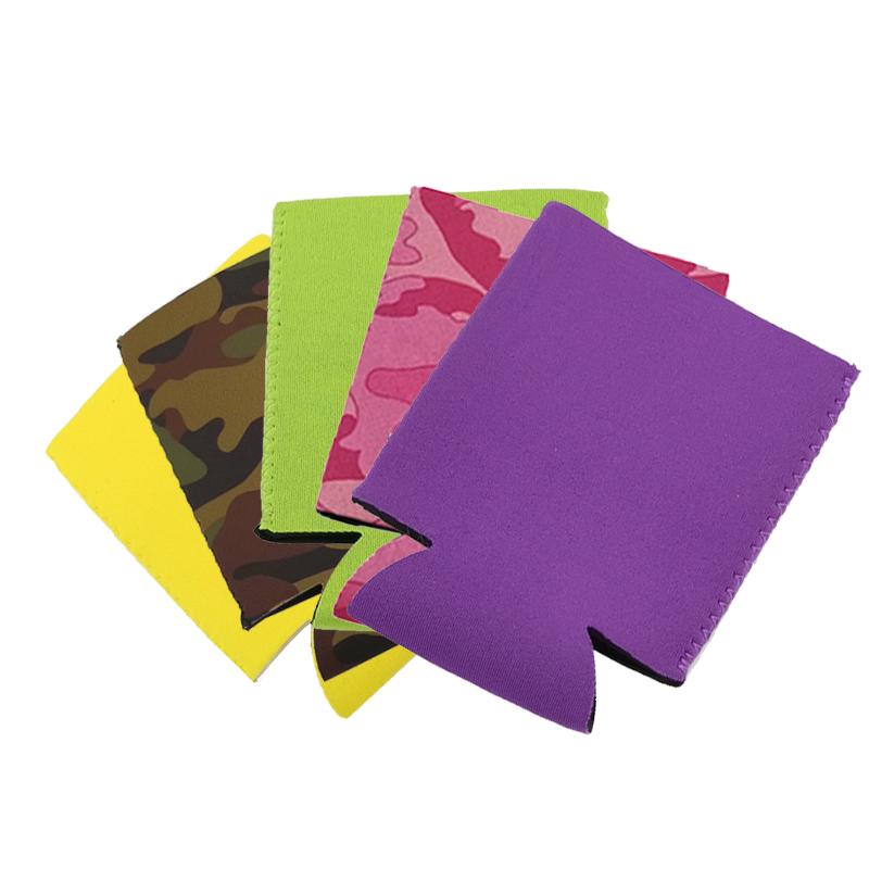 5pcs Beer Sleeves Camping Can Cup Soda Cover Neoprene Drink Cooler Portable Bottle Outdoor Sleeve for Party Wedding Birthday