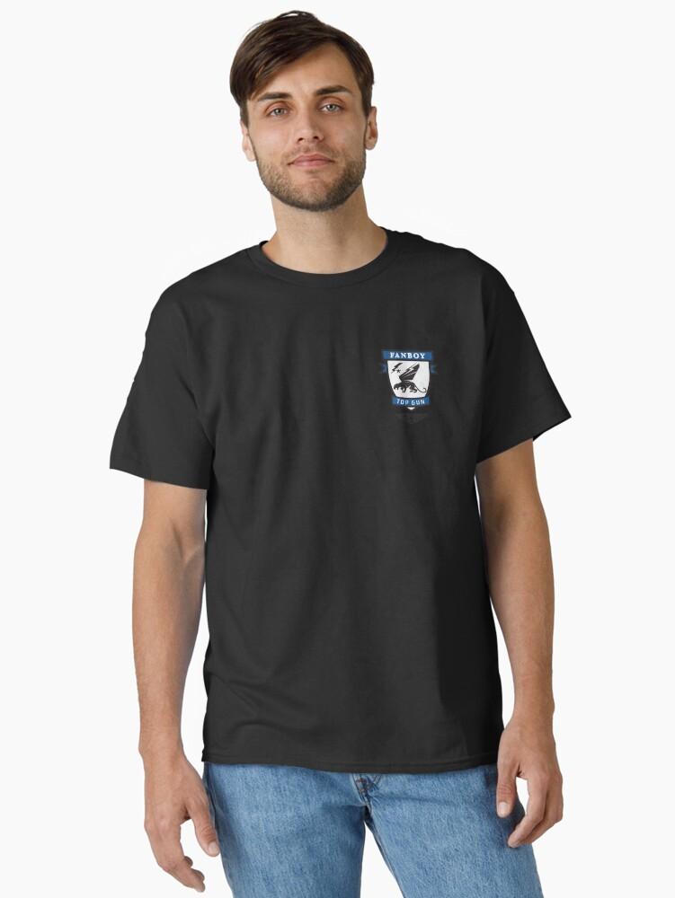 Top Gun Top Gun: Maverick Fanboy Pocket Crest Classic T-Shirt