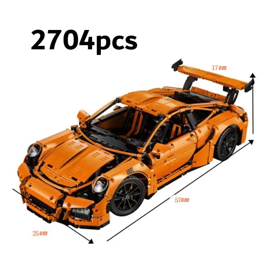 2704 шт. классический фильм 42056 MOC Кирпичи GT3 RS Технический Автомобиль Игрушки для Мальчиков Подарки Детям Конструктор Модели Строительные Наборы для Взрослых