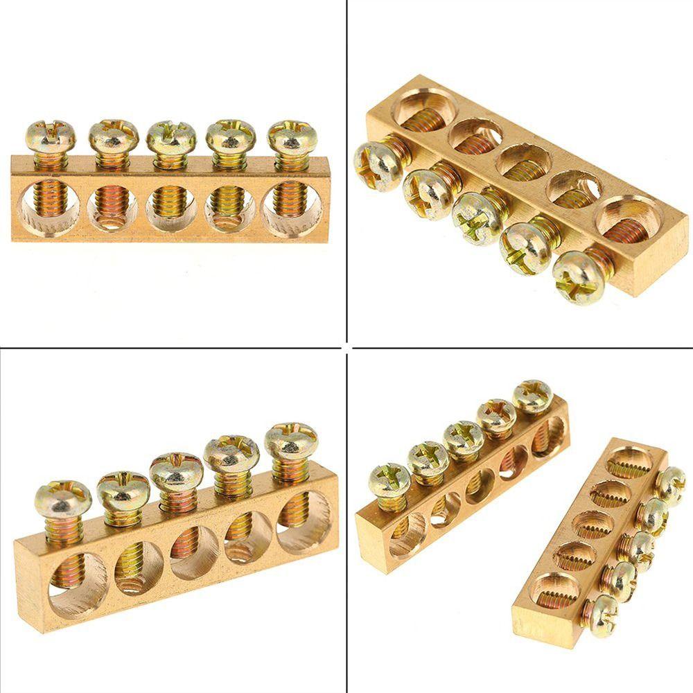 With Hole Screw Wire Connector Copper Terminal Block  Power Distribution Cabinet