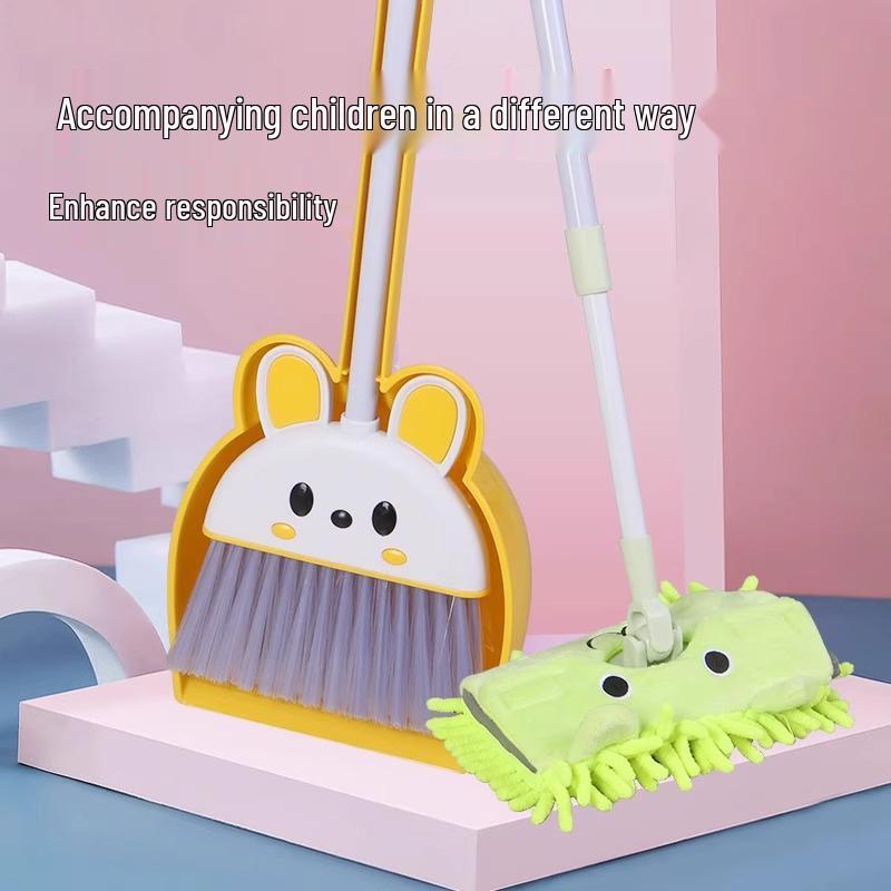 Детский набор метлы и совка - Игрушечные инструменты для уборки для детей и студентов