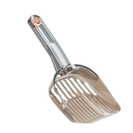 Лопатка для кошачьего туалета с эргономичной ручкой, расширенная полая конструкция, многоразовая лопатка для домашних животных, инструмент для чистки какашек