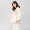 New Balance Женские вельветовые куртки Бежевые С воротником-стойкой Умеренные AWJ13326-MSU