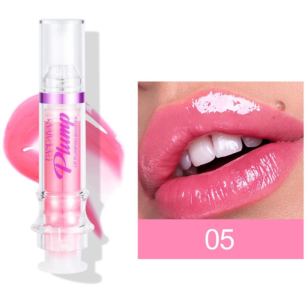 HANDAIYAN Усилитель для увеличения объема губ, сексуальная блестящая красная телесная помада, жидкая водостойкая увлажняющая масляная блеск для губ, макияж