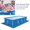 Swimming Pool Mat Outdoor Garden Inflatable Pools Floor Cloth Waterproof Durable Pool Protective Film Rectangular Ground Cloths