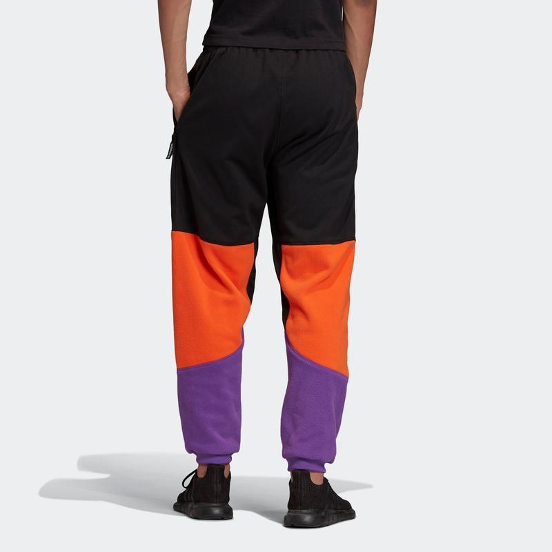 adidas Мужские джоггеры с цветными блоками Originals Trefoil, черные FM3681