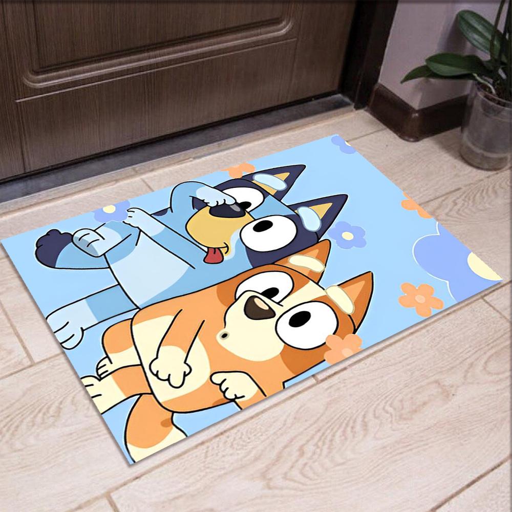 Bluey Printed Carpet Rug for Office Chair Living Room Bedroom Kitchen Room Decor Gifts