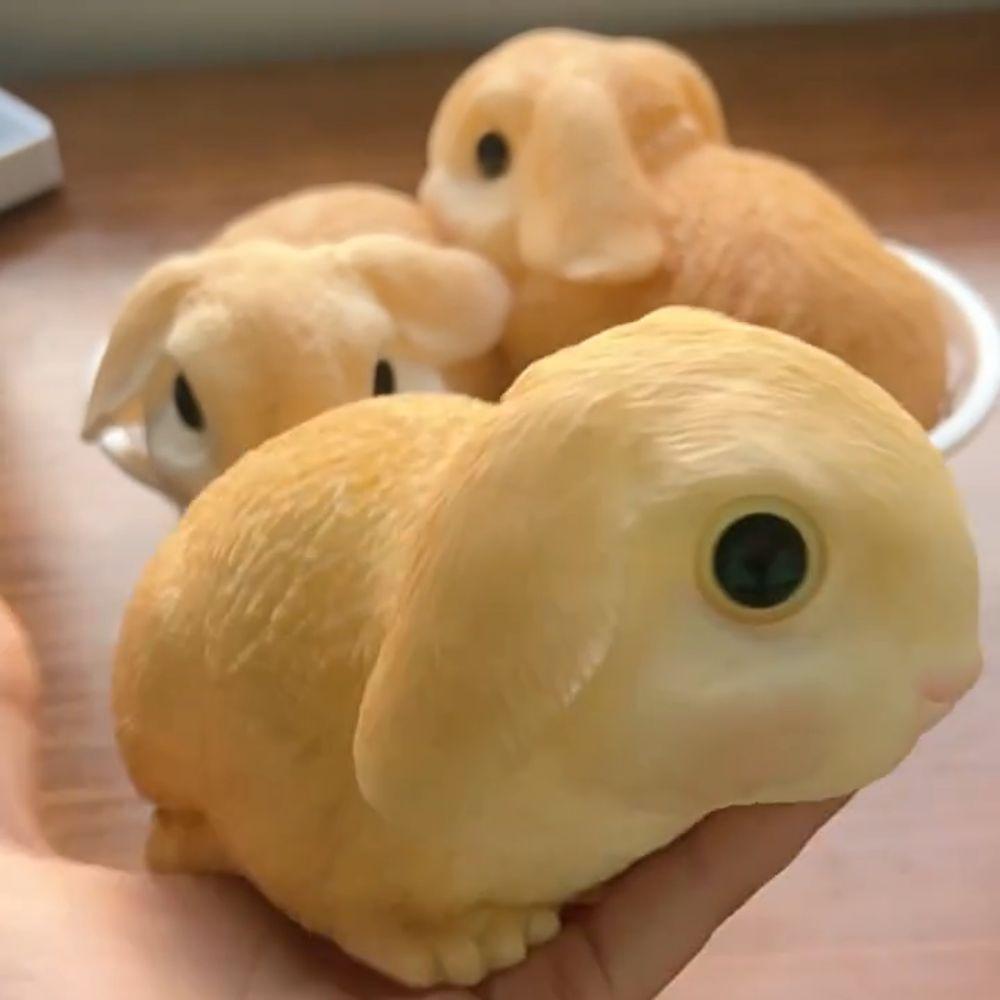 Animal Big Rabbit Squeeze Toy Cartoon Rabbit Fidget Toy Mini Ornaments
