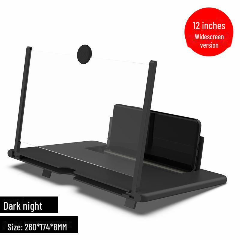 Усилитель экрана мобильного телефона F3 с HD-видео, выдвижной лупой 10"/12" и настольной подставкой