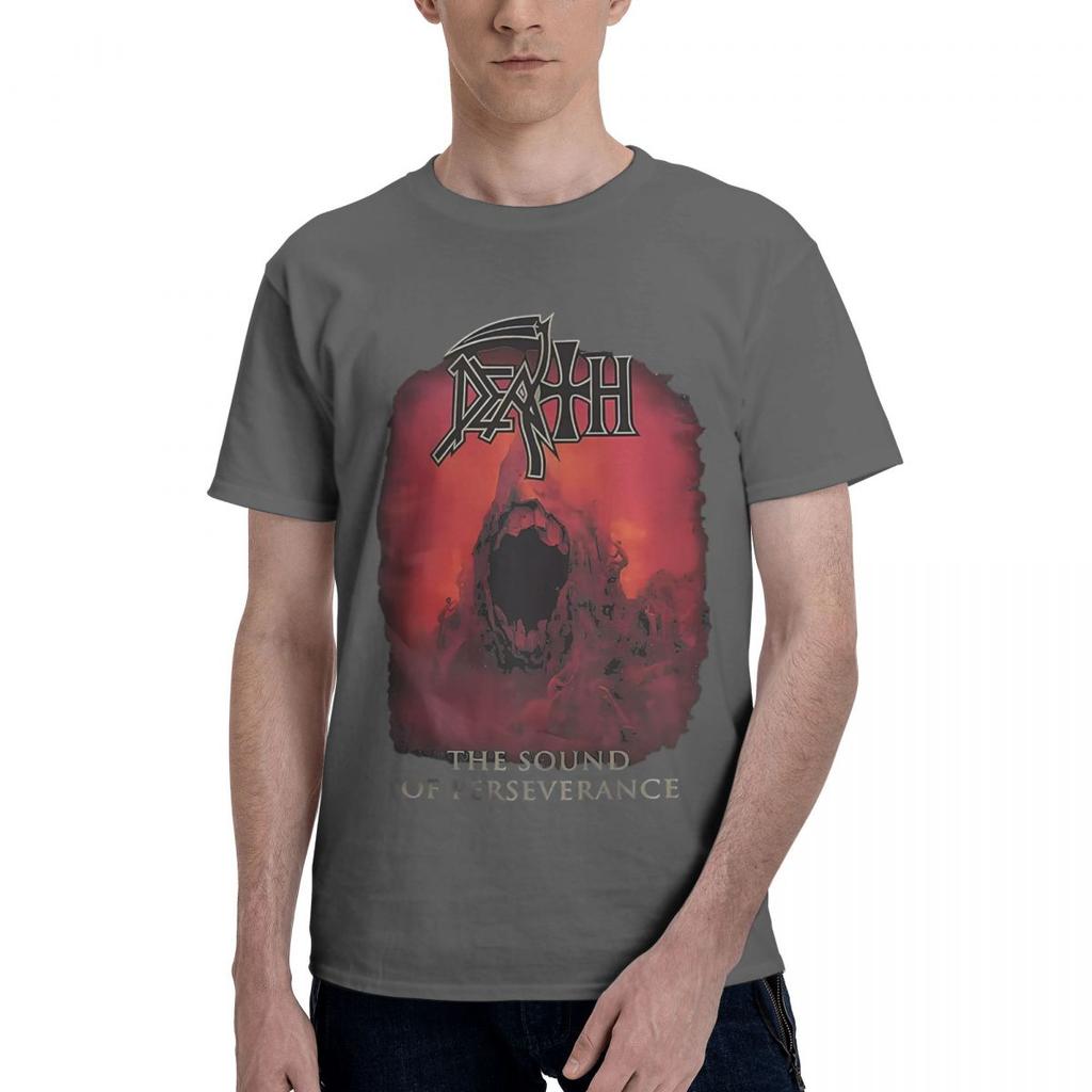 Группа Death The Sound Of Persistence 100% Хлопок Повседневная Дышащая Удобная Одежда Высококачественная Мужская Одежда Футболка Мужская