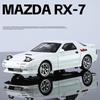 1/32 масштаб Mazda RX7 FC INITIAL D литая модель автомобиля из сплава металлическая игрушечная машинка со звуком и светом игрушки для мальчиков детский подарок