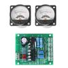 2x Pcs VU Meter Warm Back Light Recording + Audio Level Amp with Driver Board