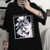 Fashion Cool Kujo Jotaro Print T-Shirt Harajuku Anime JoJo's Bizarre Adventure Street Style T-shirt Hip Hop Tops Tees Summer Top