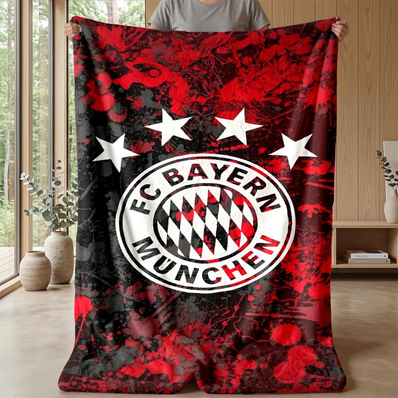 Bayern Munich Theme blanket Soft Flannel Fleece Blanket Warm Lightweight Throw Blanket for Home Sofa Bed