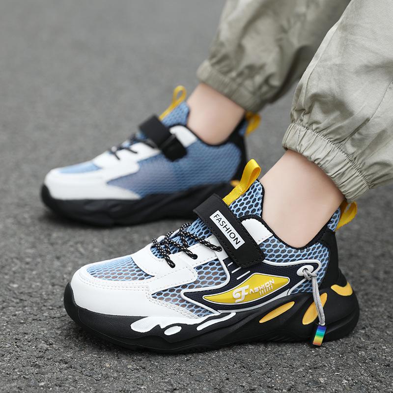 Детская обувь Спортивная обувь для мальчиков Зимняя хлопковая обувь Обувь для мальчиков Средние и старшие дети и ученики начальной школы Бег Утепленная для сохранения т