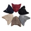 New Unisex Winter Hat Fashion Plain Knitted Hats For Men & Women Ski Beanie Hat Sports Earflap Cap