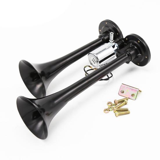 Супер громкий комплект звукового сигнала для поезда, устойчивый к атмосферным воздействиям, простая установка, универсальный мощный воздушный компрессор, звуковой сигнал для автомобиля, грузовика