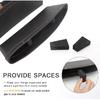 Coolrunner 2 Set Car Seat Gap Organizer, Car Seat Gap Filler, PU Full Leather Car Seat Crevice Storage Box Universal Fit In Between Car Seat Catcher