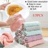 Microfiber Household Super Absorbent Non-stick Oil Rags Clean Cloths Scouring Pad Cleaning Towel