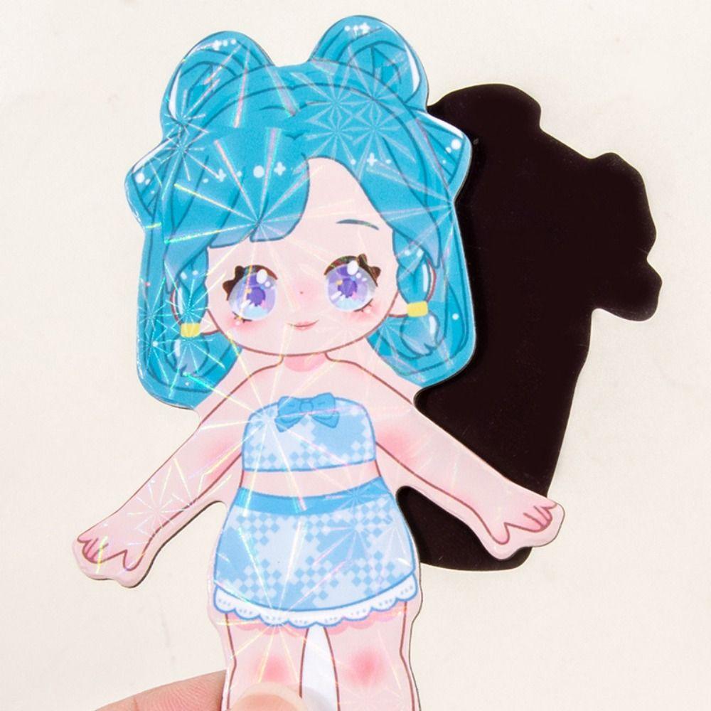 Cartoon Sticker Quiet Book Paper Diy Manual Quiet Book Cartoon Sticker Book Children Gifts