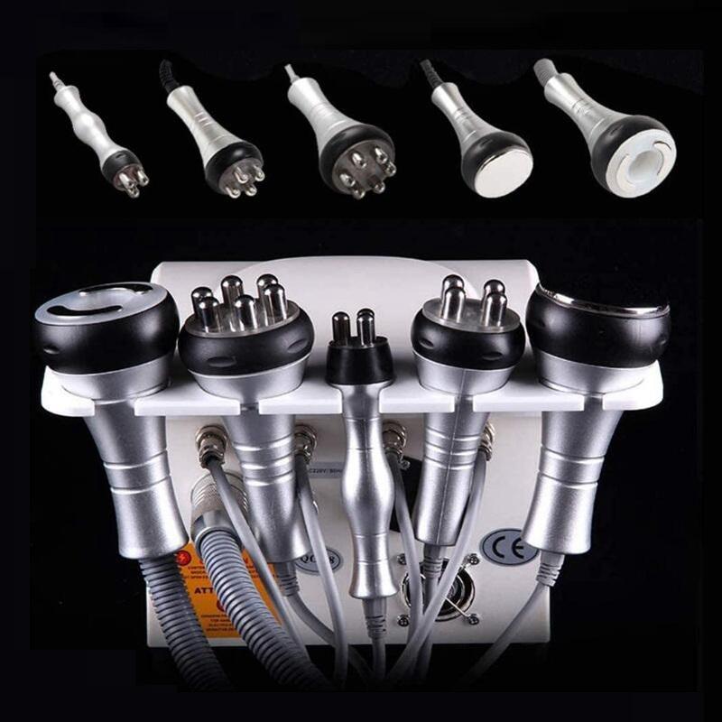 5 In 1 Vacuum Ultrasonic Cavitation Radio Frequency Multipolar RF Body Slimming Machine Skin Lifting Tighten Anti-Wrinkle Device