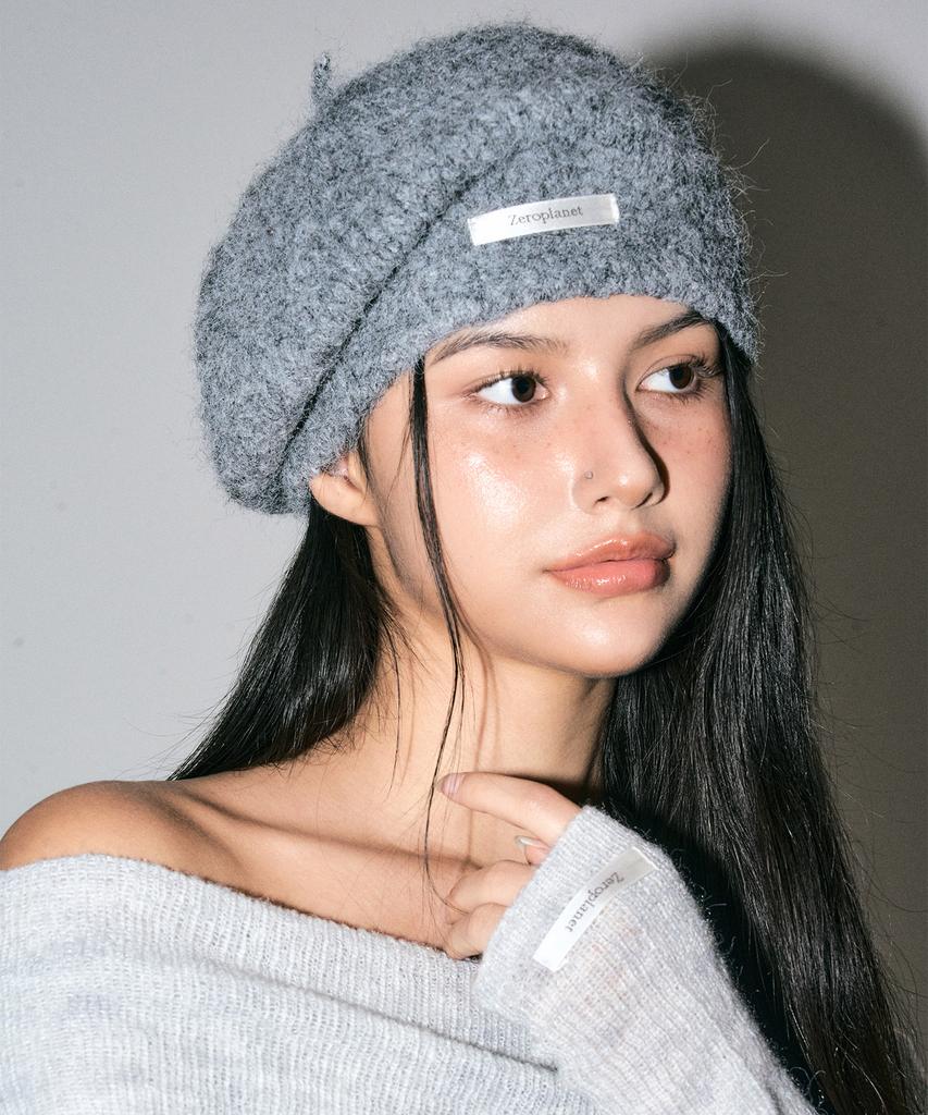 Берет ZEROPLANET Sage Angora Touch [Угольный]