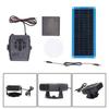 Solar Panel Heater 30W Winter Poultry Warmer Coop Heater Portable Car Heater Solar Power Kit for Coop Pet House Outdoor