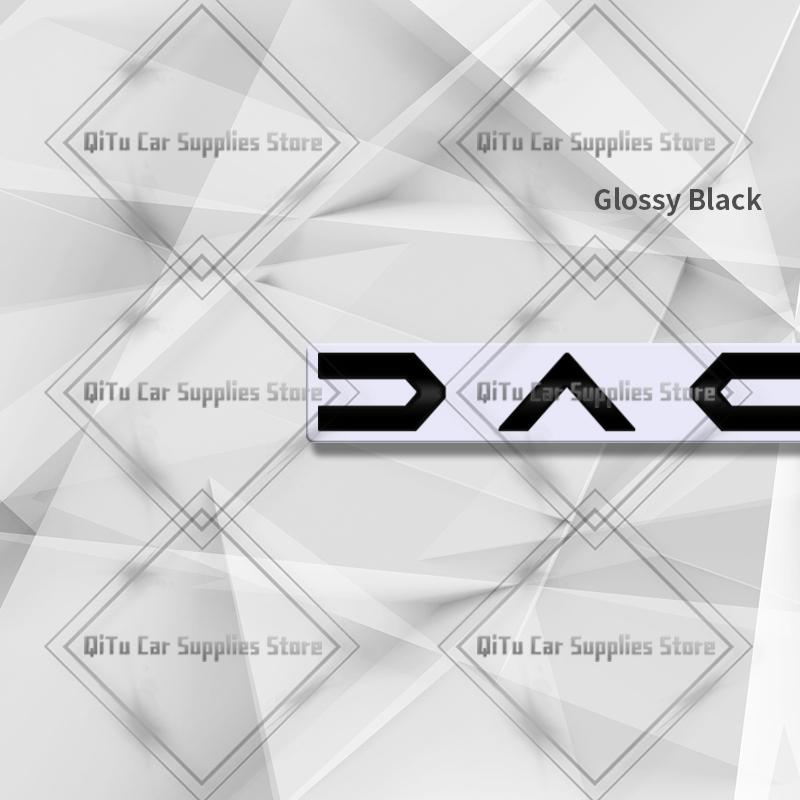 BGV1 Zinc Alloy For Dokker Lodgy Logan Sandero Duster Stepway Letter Badge Car Body Trunk Fender Adhensive Emblem 3D Decal Sticker