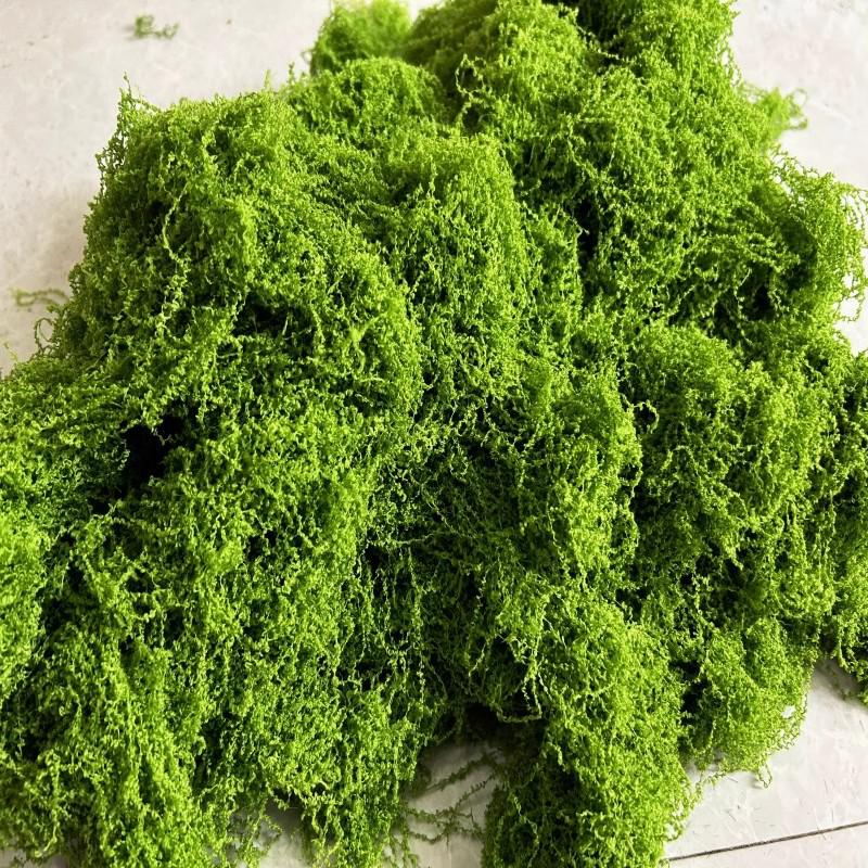 Tri-Color Artificial Moss Landscape Turf for Terrariums and Aquatic-Terrestrial Paving