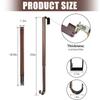 Retractable Strong Load Bearing Holiday Hook for Garland Rusts Proof Stainless Steel Wreath Hanger for Front Door