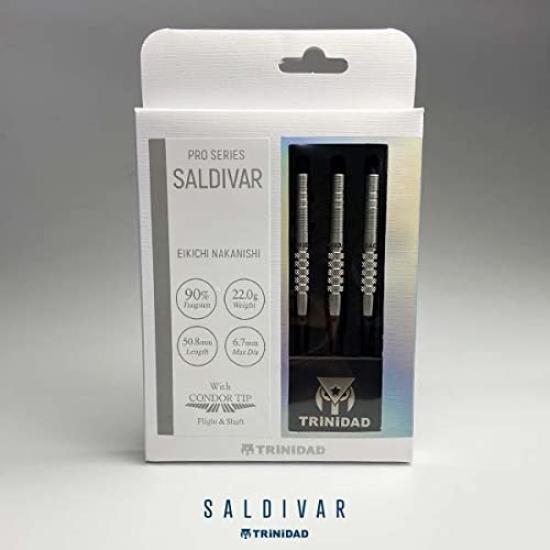 TRiNiDAD PRO Saldivar Steel Eikichi Nakanishi Player Design Модель Trinidad Pro Saldivar Steel Dart Barrel Silver tdd1022