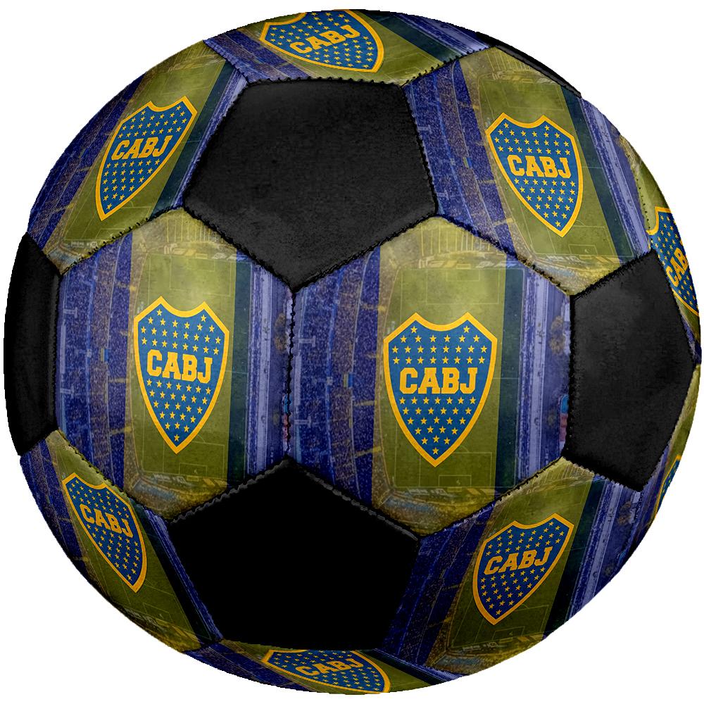 Футбольный мяч Boca Juniors, разноцветный, подходит для всех возрастов, машинная строчка, материал ПВХ, соревновательного уровня, прочный и с высоким отскоком