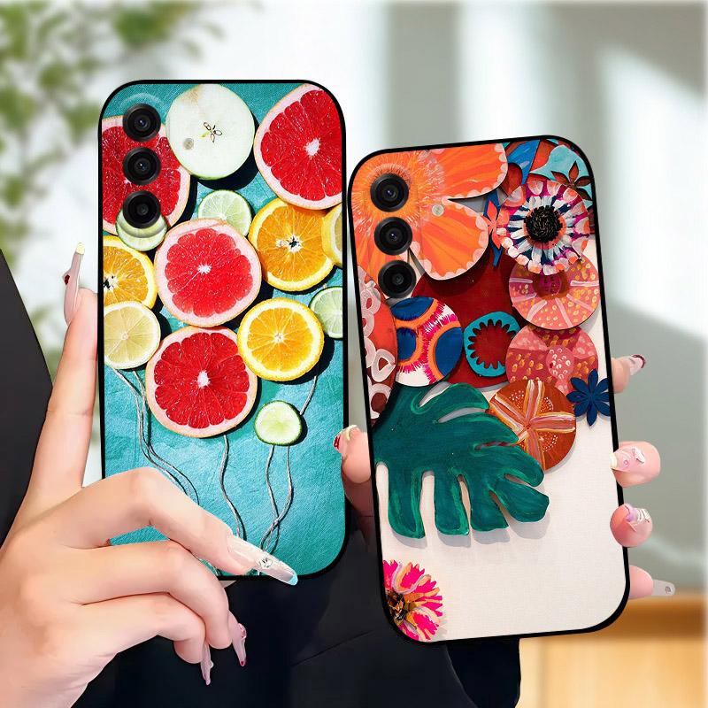 Чехол-бампер для Samsung Galaxy A17, мягкий силикон + ТПУ, противоударный, для GalaxyA17 5G, защитный корпус телефона, A 17, мультяшный, Capa