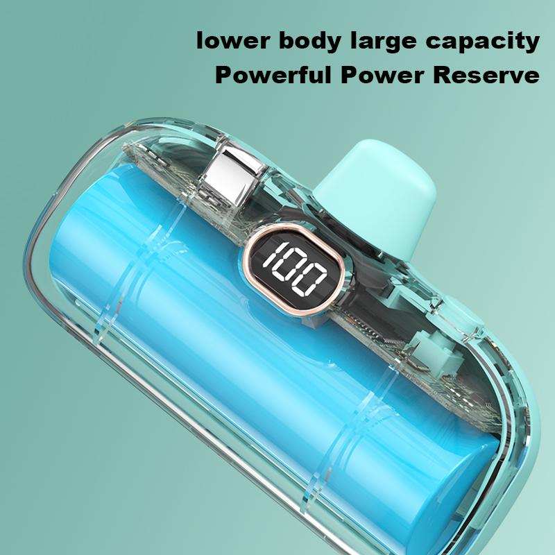 QGeeM Мини Power Bank 5000 мАч PowerBank QC PD Быстрая зарядка для iPhone 14 13 12 Внешний аккумулятор Портативное зарядное устройство для Samsung Xiaomi