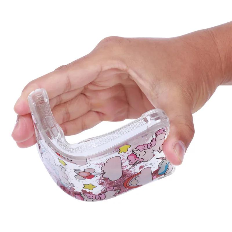 Чехол для i Phone 16 Pro Max на Для Funda iPhone 16 Pro MAX Чехол Блестящий Динамичный Жидкий Чехол Для Apple16 Plus 16ProMax Чехлы Etui