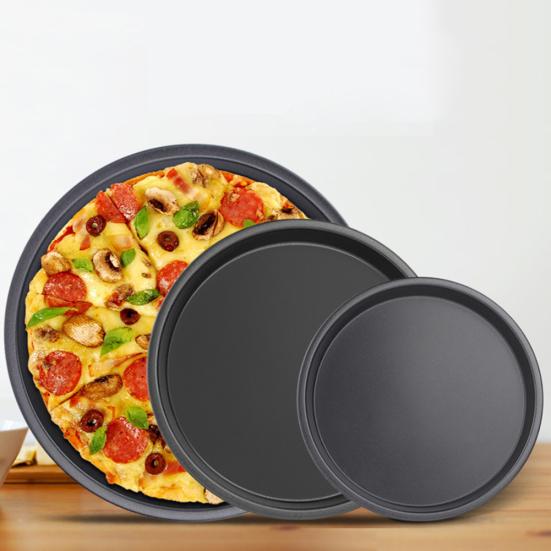 6/7/8/10 Inch Plate Dish Non-stick Pizza Pan Bakeware Tray Mold Baking Tool