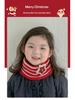 Children's 2025 Winter Red Scarf: Warm, Windproof Neck Gaiter for Girls - Cute and Protective