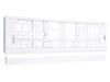 Metallic License Plate Frame, White