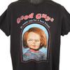 Футболка Chucky Childs Play 100% Хлопок Мужские Футболки Топ Мужской Размер XL Черный Хорошие Парни Хоррор Фильм Футболка
