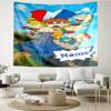 Custom Name Rugrats Print Tapestry, Backdrop, Easy Setup, Ideal for Bedroom, Office & Living Room, with Aesthetic Wall Hanging Decor.