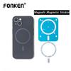 FONKEN Real Magnetic Ring Sticker For Magsafe Wireless Charger For iPhone/Samsung/XiaoMi Universal Magnet Car Phone Holder Sheet