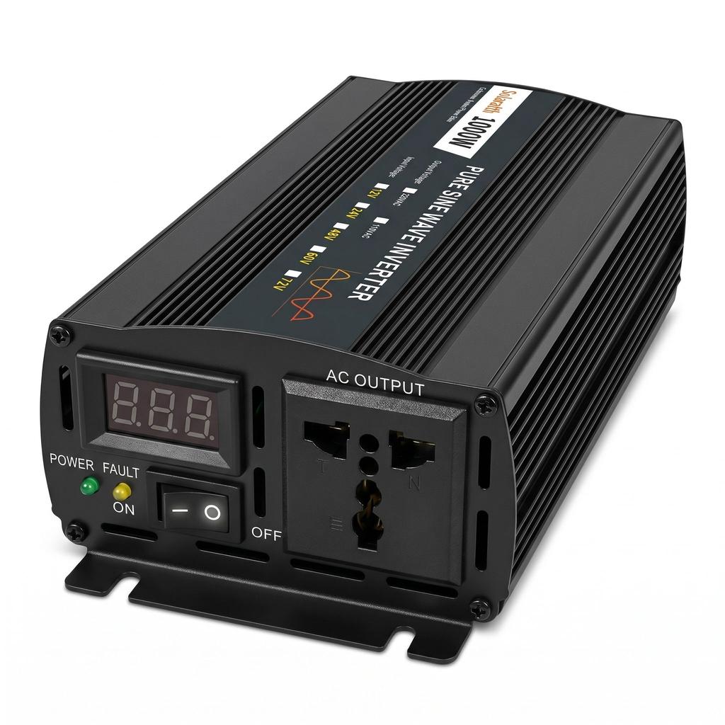 Pure Sine Wave Inverter 500W Peak 1000W DC 12V 24V 48V 60V to AC 110V 220V Solar Inverter DC to AC Converter- /ODM Supported
