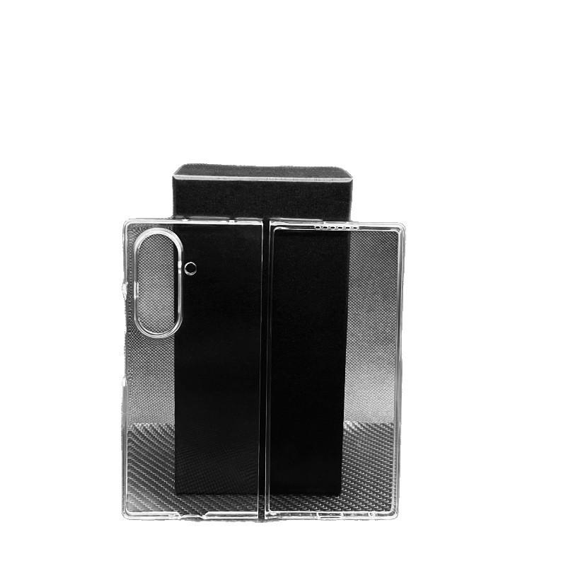 Прозрачный жесткий чехол из поликарбоната для Samsung ZFold7/ZFold6 - Высокочеткий, противоударный, для защиты складного экрана