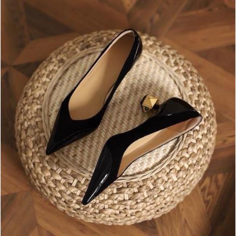 Новейшие модные женские туфли на высоком каблуке, весенние сексуальные туфли с острым носком, модный дизайн, цветные туфли на высоком каблуке, туфли-лодочки, женские туфли на высоком каблуке