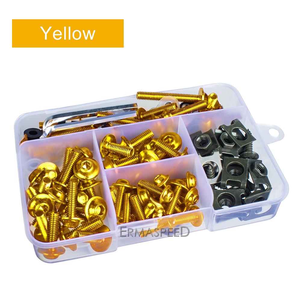 Для Z1000 Z250 Z400 Z650 Z800 Z900 Ninja 177 шт. комплект болтов для обтекателя мотоцикла M5 M6, винты для ветрового стекла, крепеж, болты для обтекателя