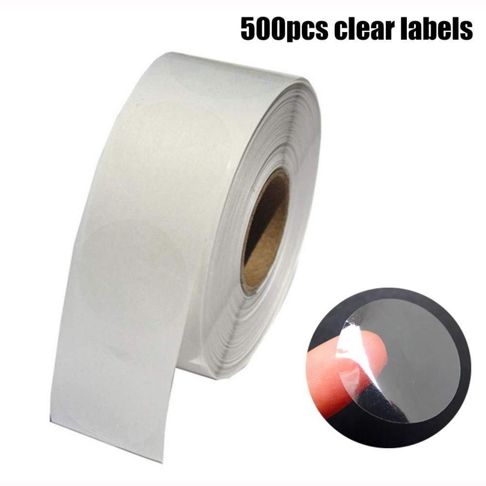 Сделай сам Круглая подарочная упаковка Самоклеящаяся прозрачная пломба Прозрачные наклейки Этикетка для упаковки