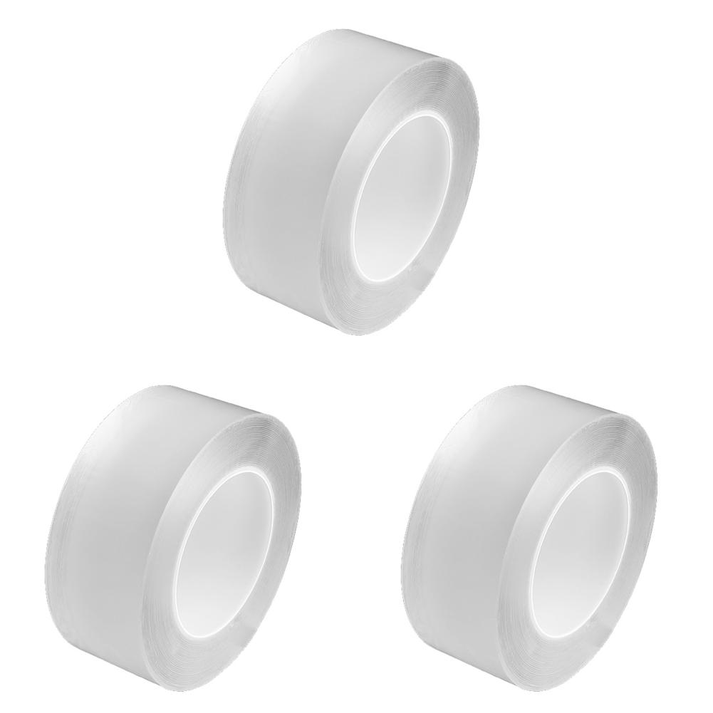 3M Nano Tape Водонепроницаемая бесследная прозрачная многоразовая двусторонняя лента(50ммx3мx1мм)