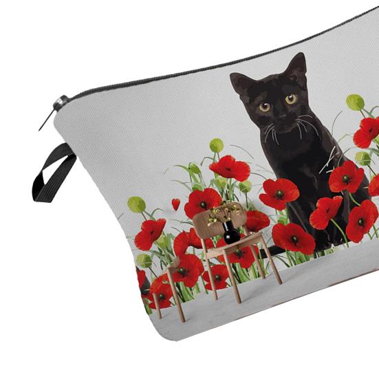 Косметичка с 3D-принтом Портативная квадратная многофункциональная дорожная сумка большой емкости